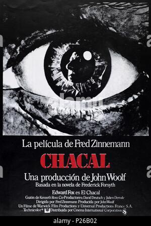 Original Film Title: THE DAY OF THE JACKAL.  English Title: THE DAY OF THE JACKAL.  Film Director: FRED ZINNEMANN.  Year: 1973. Credit: UNIVERSAL PICTURES / Album Stock Photo