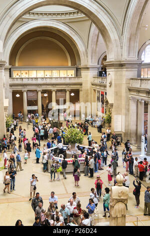 The Metropolitan Museum of Art, The Great Hall, NYC Stock Photo