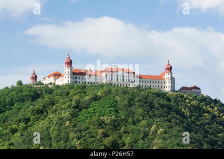The magnificent Benedictine Göttweig Abbey (Stift Göttweig) near Krems in Lower Austria is a popular tourist destination Stock Photo