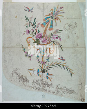 .  English: Drawing (France) . before 1920 (acquired date) 87 Drawing (France) (CH 18211297) Stock Photo