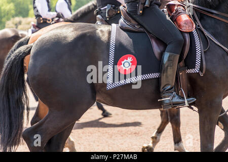 the Queens birthday Trooping the Colour Stock Photo