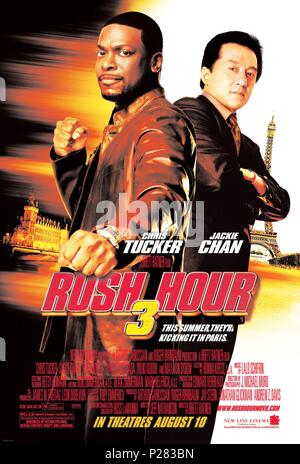 Original Film Title: RUSH HOUR 3.  English Title: RUSH HOUR 3.  Film Director: BRETT RATNER.  Year: 2007. Credit: NEW LINE CINEMA/AVERY PIX/ROGER BIRNBAUM PRODUCTIONS/ / Album Stock Photo