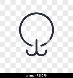 Lethargy vector icon isolated on transparent background, Lethargy logo concept Stock Vector