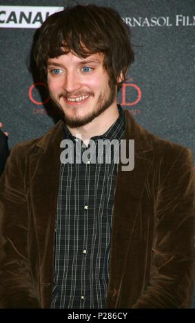 16 / 01 / 2008; Hotel Majestic, Barcelona, Presentación de 'Los crimenes de Oxford' por su director Alex de la Iglesia, los actores Elijah Wood, John Hurt y Leonor Watling. Stock Photo