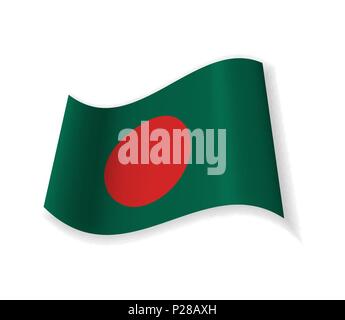 The Flag Of Bangladesh Stock Vector