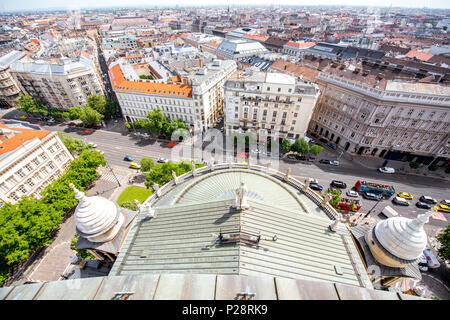 Cityscape view on Budapest Stock Photo