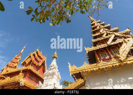 Kor Nat, U Na Auk temple, Kayin (Karen) State, Myanmar (Burma) Stock Photo
