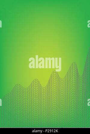 vector green colour wave background Stock Vector Image & Art - Alamy
