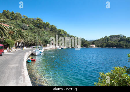 Soline bay, national park Mljet, Croatia Stock Photo