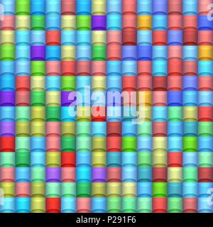 seamless pixel pattern. convex constructor. Vector illustration Stock Vector