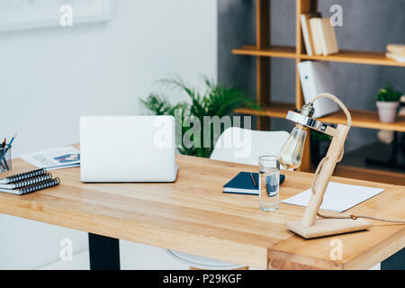 interior of modern office with stylish decor Stock Photo