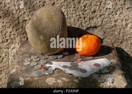 Japan, Shikoku island, Tokushima, city of Naruto, prefecture, Ryozen-ji temple Stock Photo