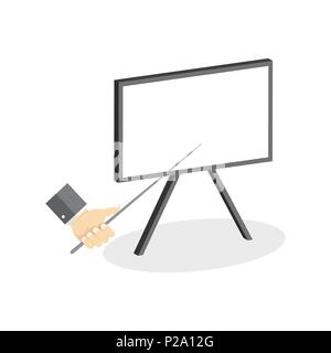Whiteboard symbol. Flat Isometric Icon or Logo. 3D Style Pictogram for Web Design, UI, Mobile App, Infographic. Vector Illustration on white backgroun Stock Vector