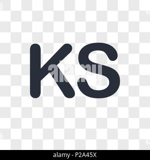 Myanmar (Burma) currency vector icon isolated on transparent background, Myanmar (Burma) currency logo concept Stock Vector