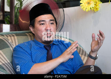 Abdul Hamidullah Atar, Sultan of Marawi. Mindanao Island, Philippines Stock Photo