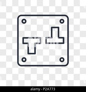 Switch vector icon isolated on transparent background, Switch logo concept Stock Vector