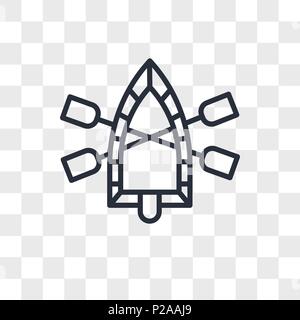 Raft vector icon isolated on transparent background, Raft logo concept Stock Vector