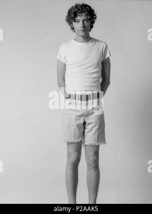 El escritor catalán Félix de Azúa retratado en 1970. Stock Photo