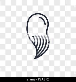 hair spa vector icon isolated on transparent background, hair spa logo concept Stock Vector