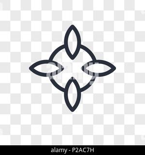 Good luck vector icon isolated on transparent background, Good luck logo concept Stock Vector
