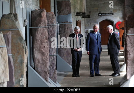 The Prince of Wales during his visit to University College Cork as part of his tour of the Republic of Ireland. Stock Photo