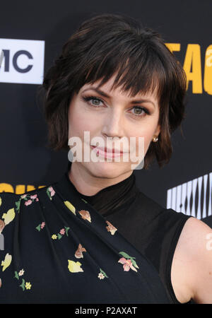 LOS ANGELES, CA - JUNE 14: Actress Julie Ann Emery attends AMC's 'Preacher' Season 3 Premiere Party on June 14, 2018 at The Hearth and Hound in Los Angeles, California. Photo by Barry King/Alamy Live News Stock Photo