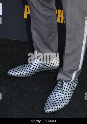 LOS ANGELES, CA - JUNE 14: Actor/musician Tyson Ritter, shoe detail, attends AMC's 'Preacher' Season 3 Premiere Party on June 14, 2018 at The Hearth and Hound in Los Angeles, California. Photo by Barry King/Alamy Live News Stock Photo