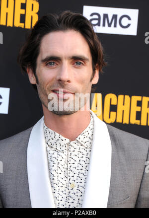 LOS ANGELES, CA - JUNE 14: Actor/musician Tyson Ritter  attends AMC's 'Preacher' Season 3 Premiere Party on June 14, 2018 at The Hearth and Hound in Los Angeles, California. Photo by Barry King/Alamy Live News Stock Photo