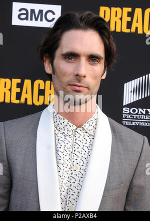 LOS ANGELES, CA - JUNE 14: Actor/musician Tyson Ritter  attends AMC's 'Preacher' Season 3 Premiere Party on June 14, 2018 at The Hearth and Hound in Los Angeles, California. Photo by Barry King/Alamy Live News Stock Photo