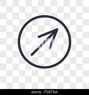 Diagonal vector icon isolated on transparent background, Diagonal logo concept Stock Vector
