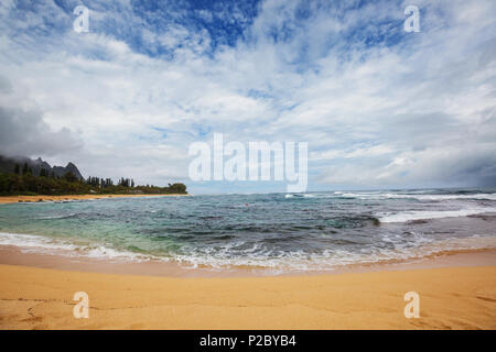 Amazing hawaiian beach Stock Photo