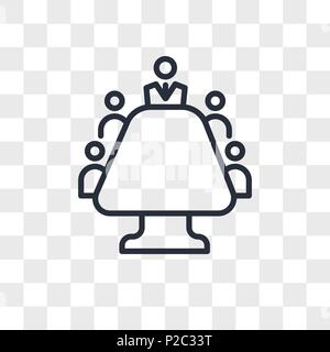 mediation vector icon isolated on transparent background, mediation logo concept Stock Vector