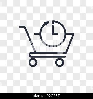 pre order vector icon isolated on transparent background, pre order logo concept Stock Vector