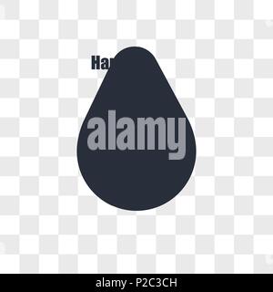 Easter emoji vector icon isolated on transparent background, Easter emoji logo concept Stock Vector