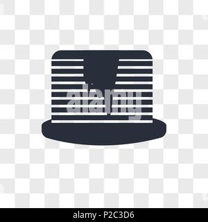 Pancakes vector icon isolated on transparent background, Pancakes logo concept Stock Vector