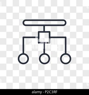 restructuring vector icon isolated on transparent background, restructuring logo concept Stock Vector