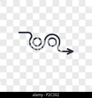 avoid vector icon isolated on transparent background, avoid logo concept Stock Vector