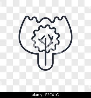 Burning Bush vector icon isolated on transparent background, Burning Bush logo concept Stock Vector
