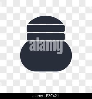 Semla vector icon isolated on transparent background, Semla logo concept Stock Vector
