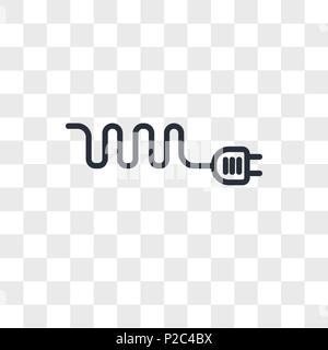 Wire vector icon isolated on transparent background, Wire logo