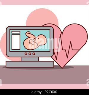 pregnancy fertilization related Stock Vector