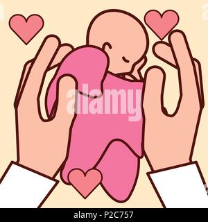 pregnancy fertilization related Stock Vector