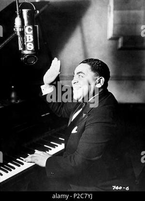 El pianista de jazz Fats Waller (Thomas Wright Waller). Stock Photo