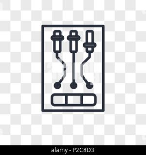 vector icon isolated on transparent background,  logo concept Stock Vector