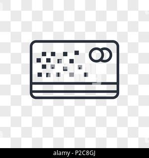 punch card vector icon isolated on transparent background, punch card logo concept Stock Vector