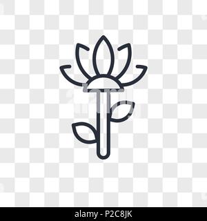 Garden vector icon isolated on transparent background, Garden logo concept Stock Vector