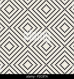 Vector seamless pattern. Modern stylish abstract texture. Repeating geometric tiles from striped elements Stock Vector