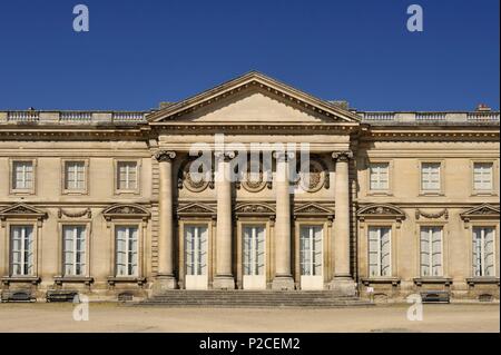 France, Oise, Compiegne, the castle which was the former royal and imperial residence, facade on the garden side Stock Photo