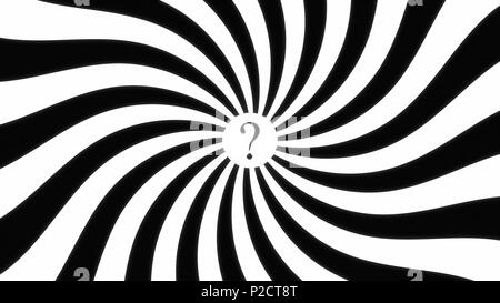 Black and white rotating hypnosis spiral (seamless loop Stock Photo - Alamy