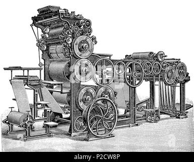 Printing press for gravure Stock Photo - Alamy